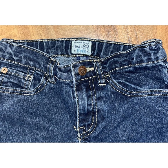 Children's Place Girls Sz 10 Jeans Skinny Slim Stretch Denim Adjustable… - Picture 3 of 5